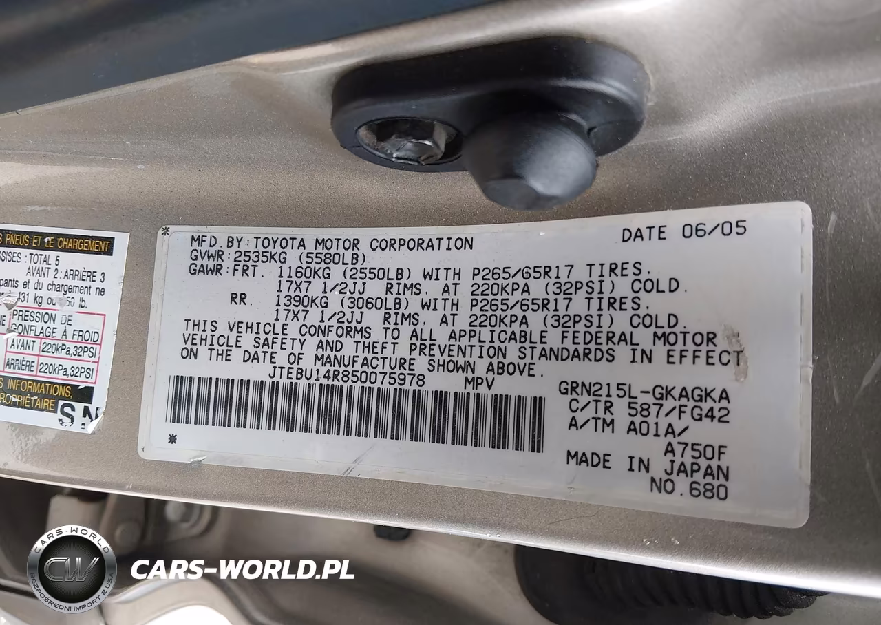 2005 Toyota 4Runner Sr5 Sport V6-Sr5 V6 VIN:JTEBU14R850075978 - 9