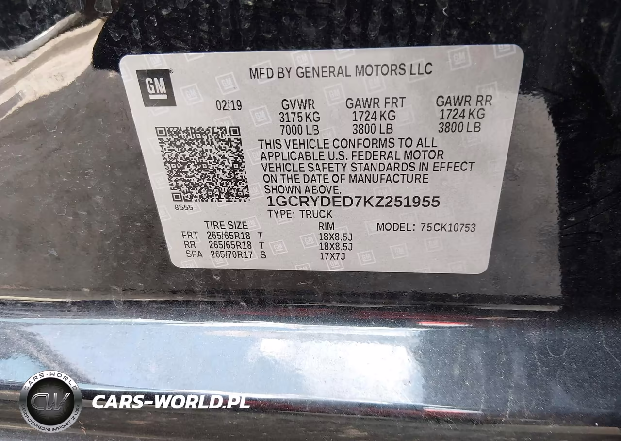 2019 Chevrolet Silverado 1500 Lt VIN:1GCRYDED7KZ251955 - 9