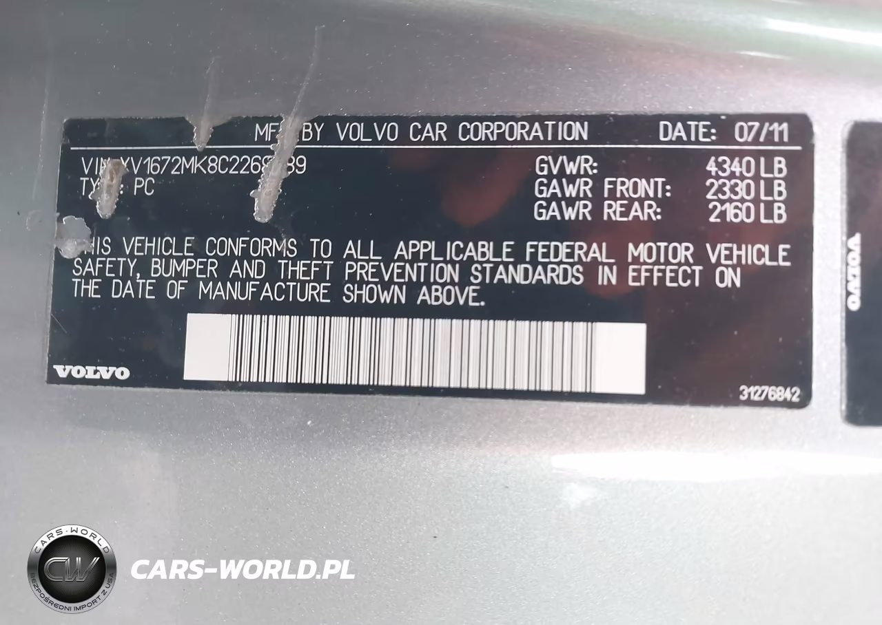 2012 Volvo C30 T5 Premier Plus VIN:YV1672MK8C2269489 - 9