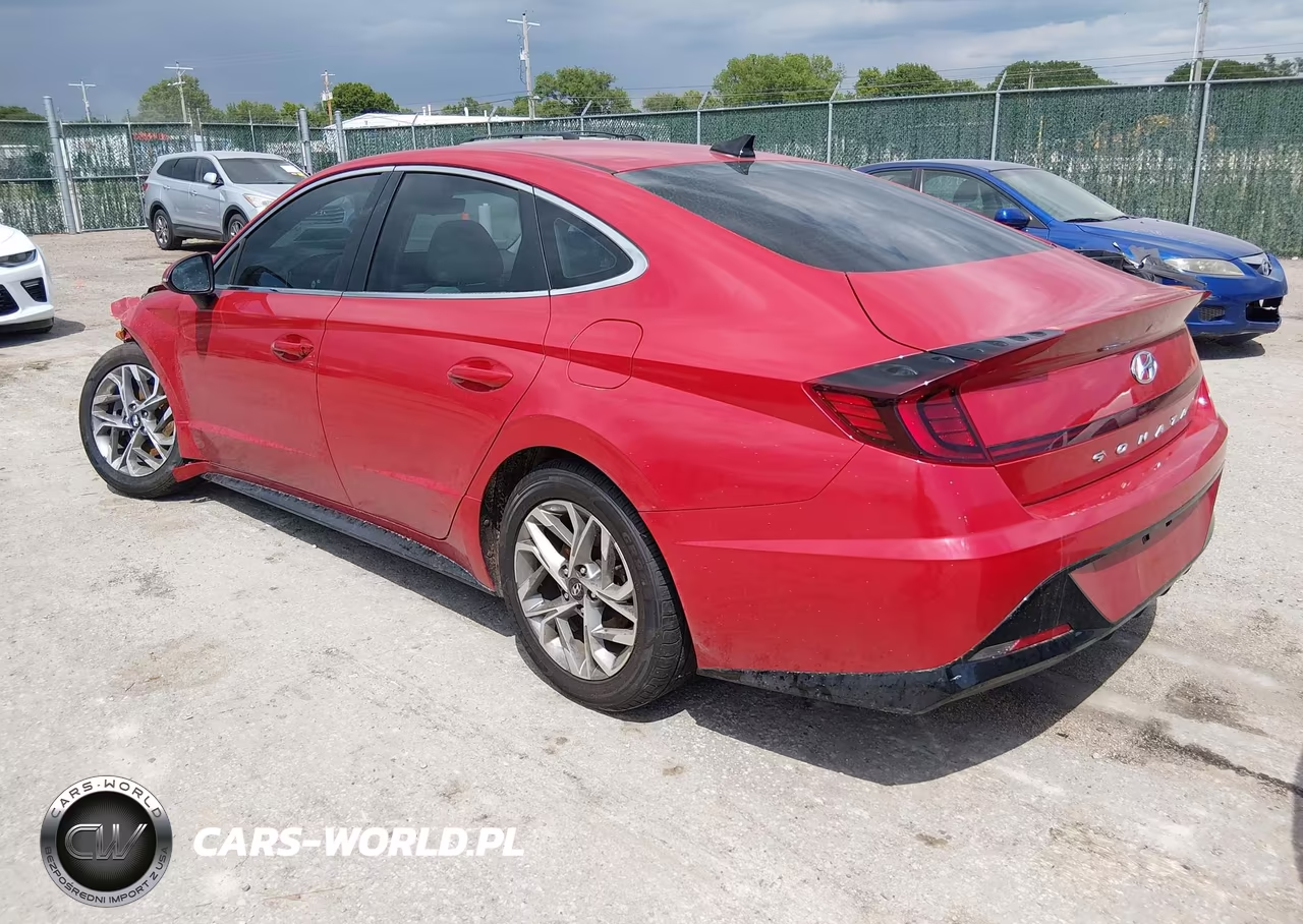2021 Hyundai Sonata Sel VIN:KMHL64JA2MA158524 - 3