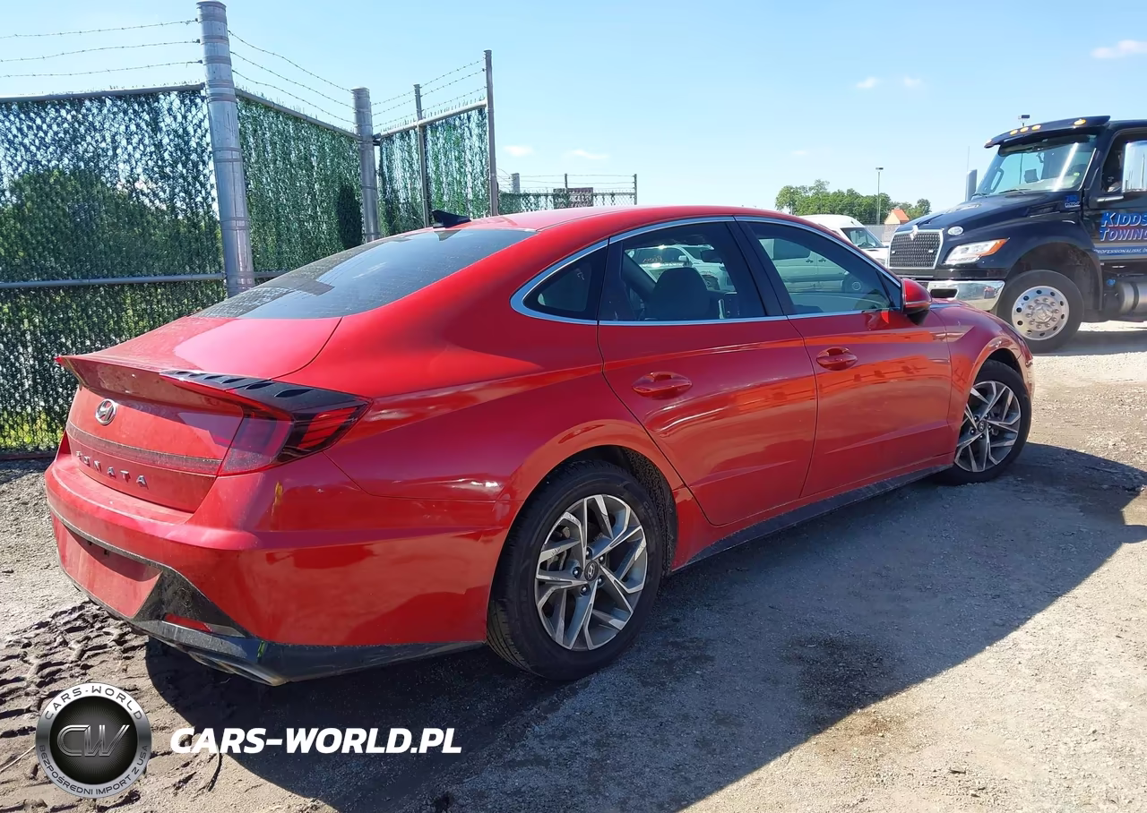 2021 Hyundai Sonata Sel VIN:KMHL64JA2MA158524 - 4