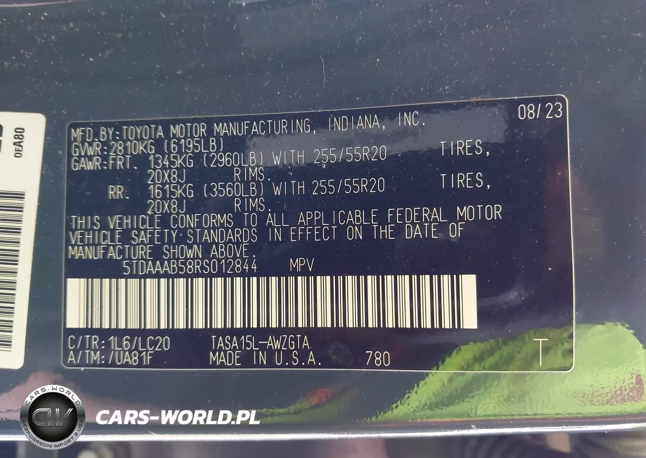 2024 Toyota Grand Highlander Limited VIN:5TDAAAB58RS012844 - 9