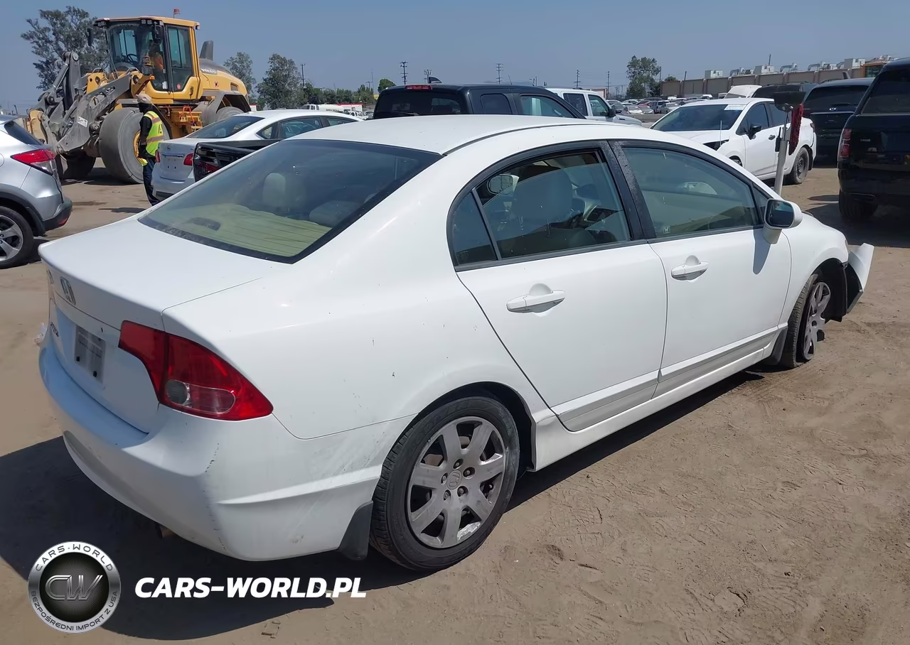2008 Honda Civic Lx VIN:JHMFA16588S001914 - 4