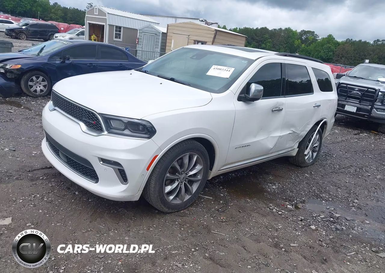 2021 Dodge Durango Citadel Rwd VIN:1C4SDHET7MC682538 - 2