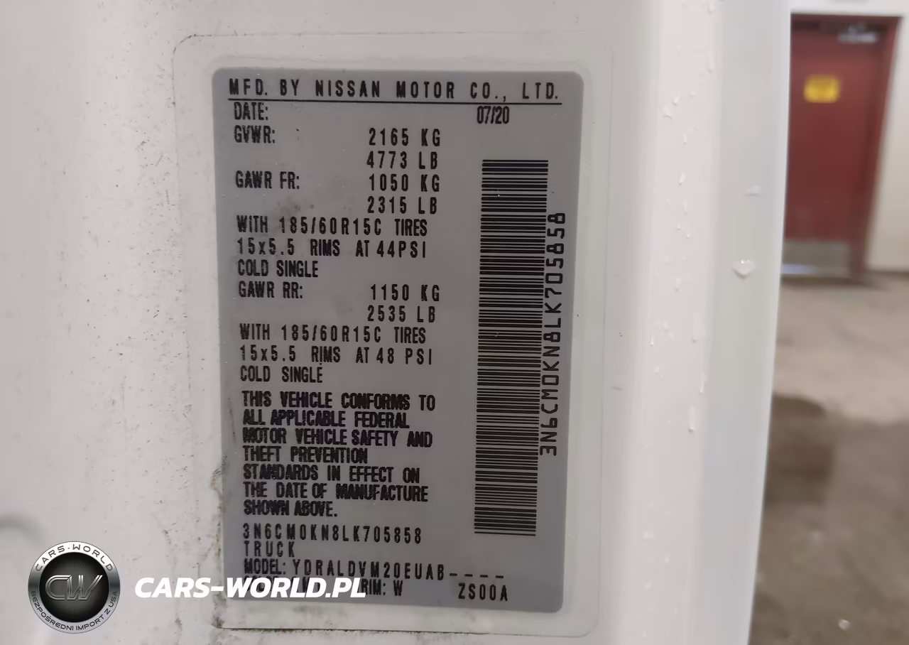 2020 Nissan Nv200 Cargo S Xtronic Cvt VIN:3N6CM0KN8LK705858 - 9