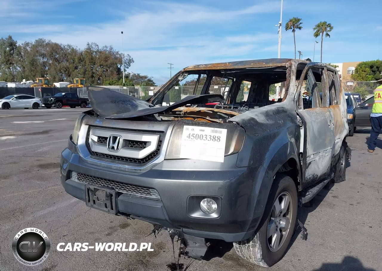 2011 Honda Pilot Ex-L VIN:5FNYF3H56BB034516 - 2