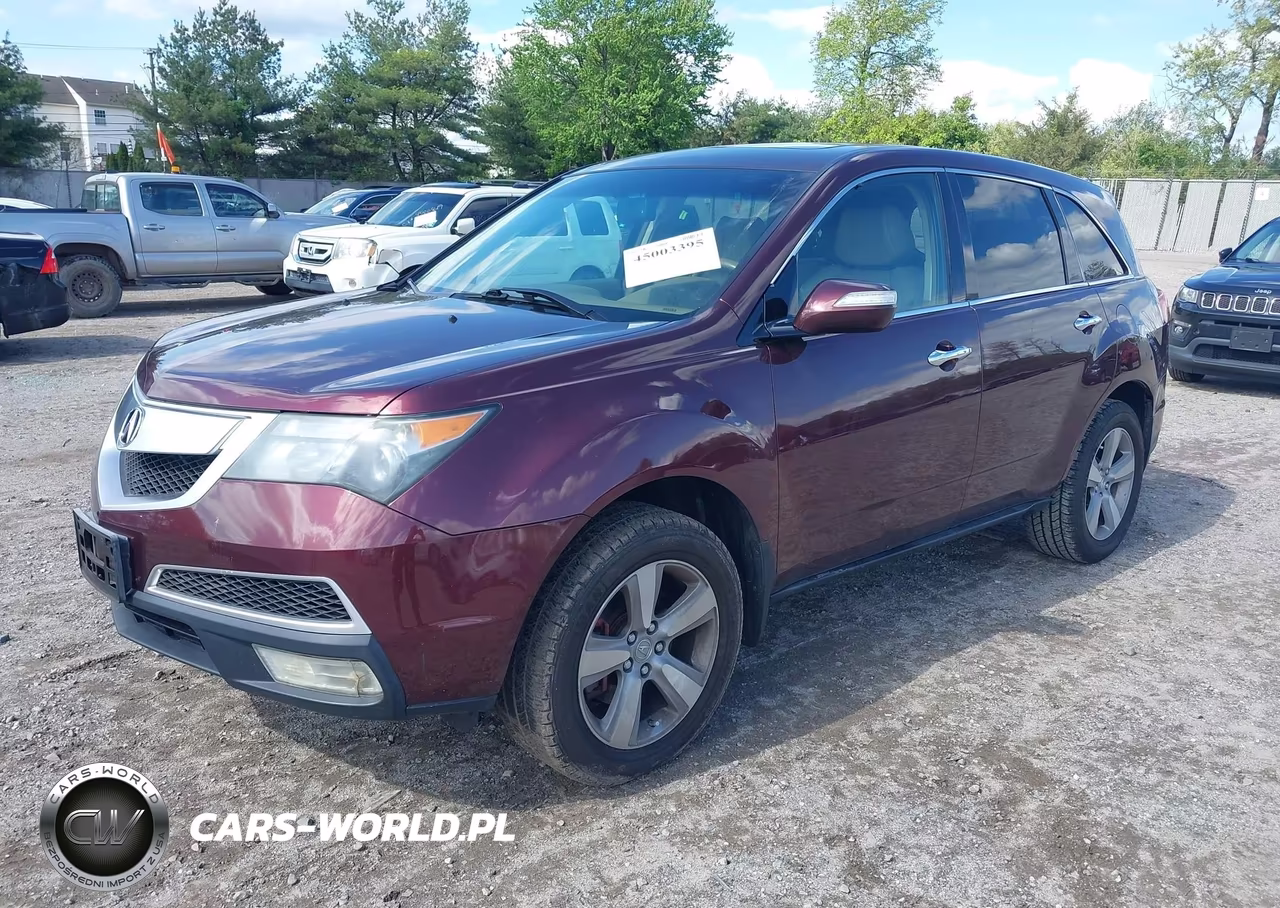 2012 Acura Mdx VIN:2HNYD2H23CH546262 - 2
