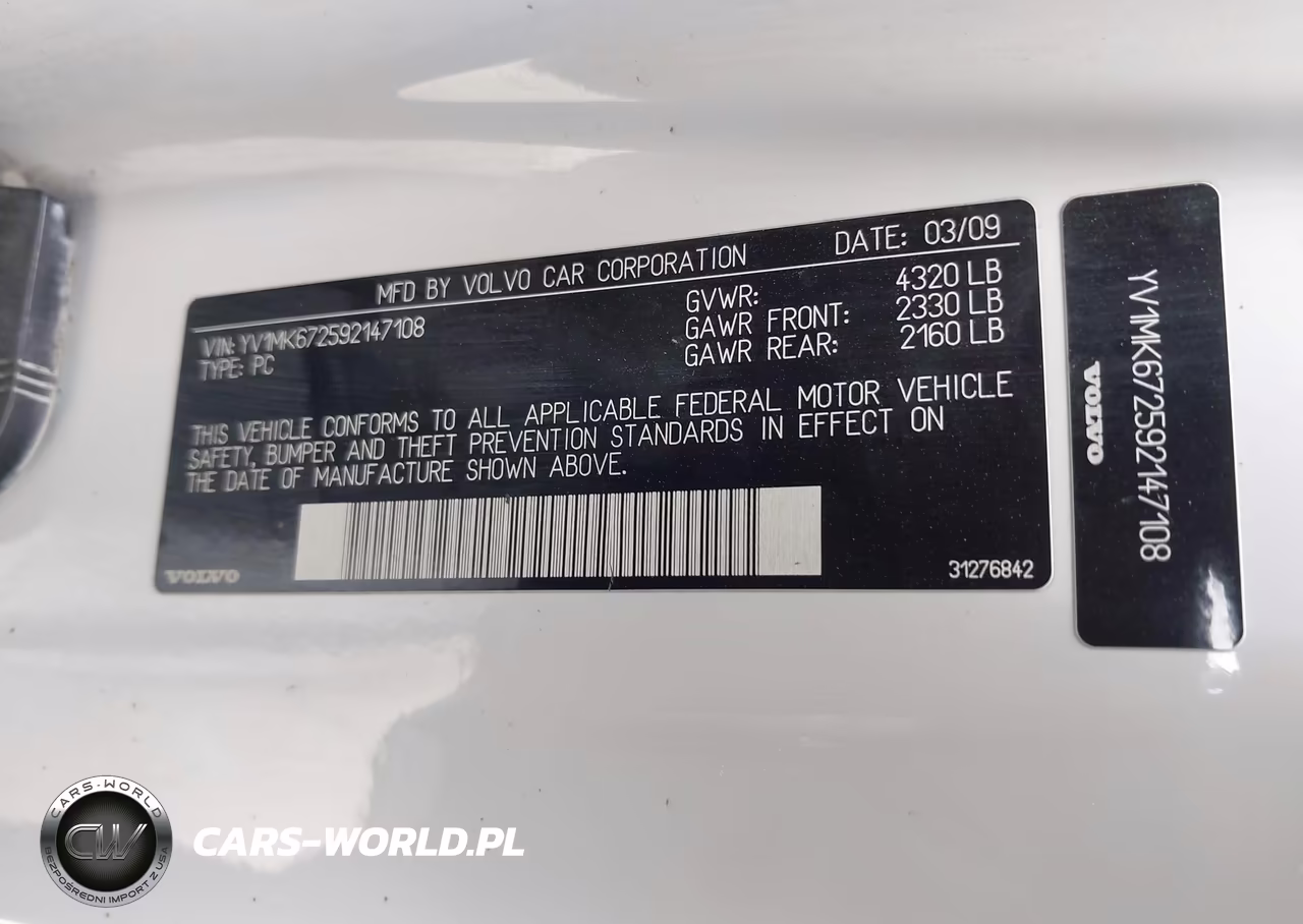 2009 Volvo C30 T5-T5 R-Design VIN:YV1MK672592147108 - 9