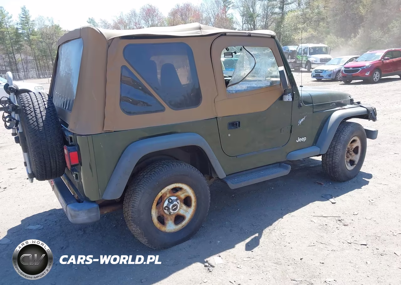 1997 Jeep Wrangler Se VIN:1J4FY29P3VP408547 - 4