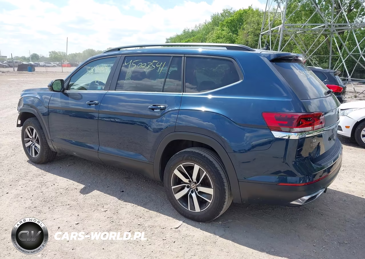 2021 Volkswagen Atlas 2.0T Se VIN:1V2DP2CAXMC583449 - 3