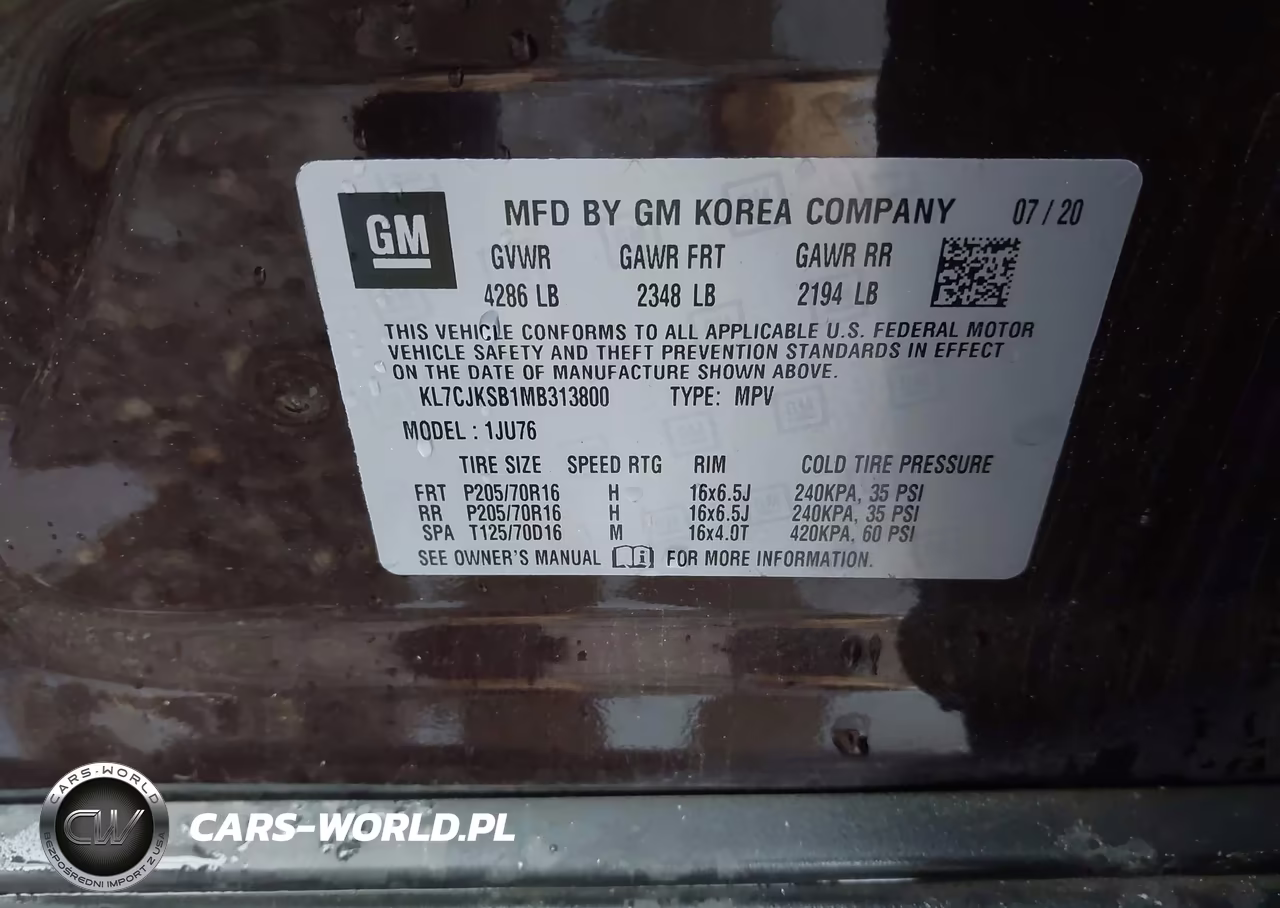 2021 Chevrolet Trax Fwd Ls VIN:KL7CJKSB1MB313800 - 9