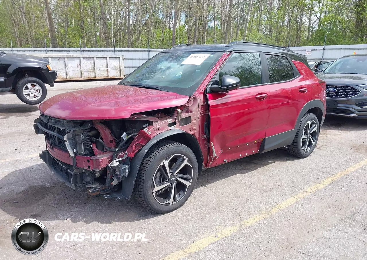 2021 Chevrolet Trailblazer Rs VIN:KL79MUSL2MB122585 - 2