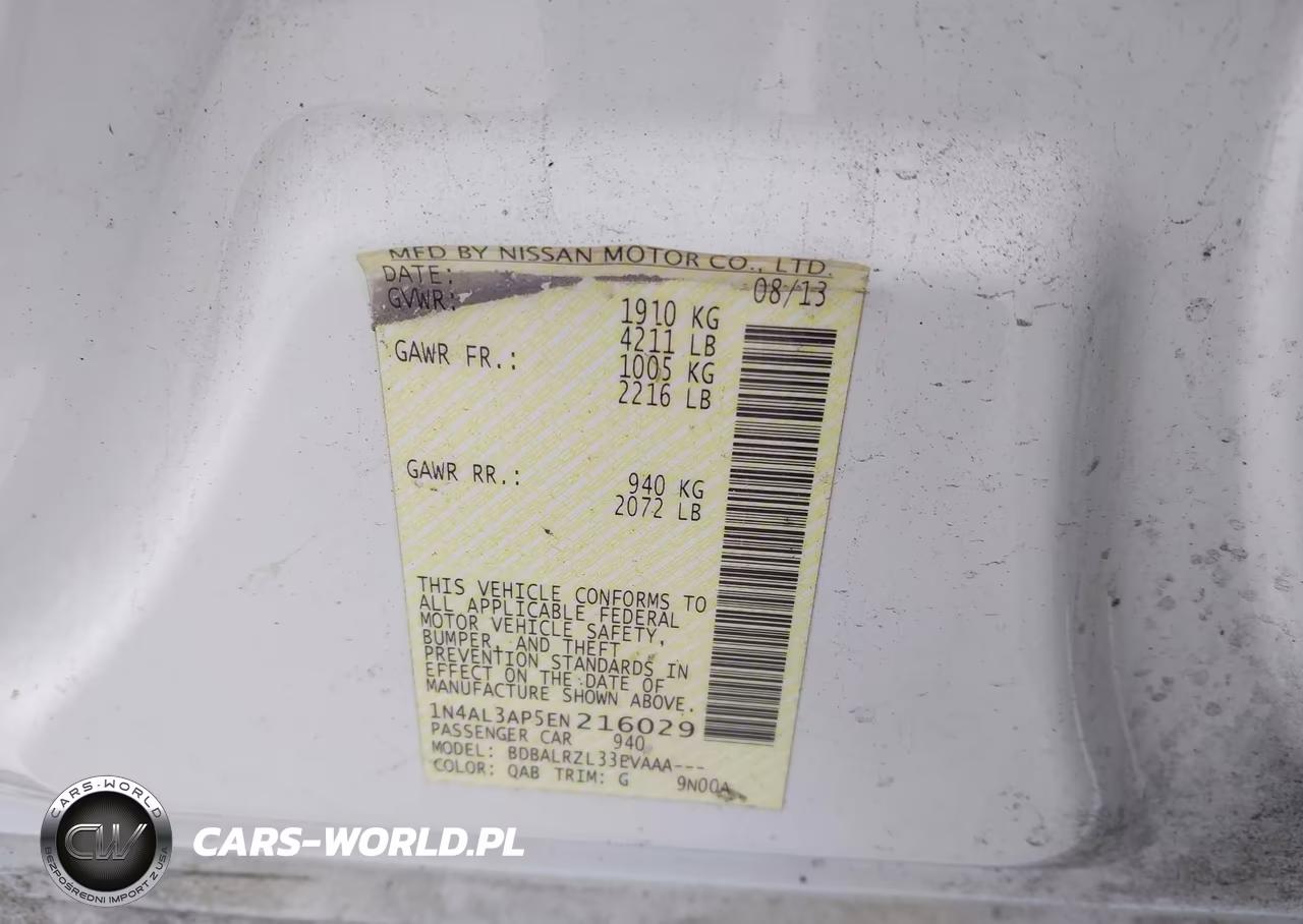 2014 Nissan Altima 2.5 S VIN:1N4AL3AP5EN216029 - 9