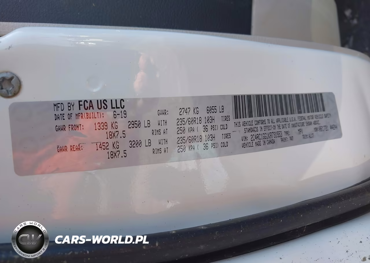 2019 Chrysler Pacifica Limited VIN:2C4RC1GG1KR731553 - 9