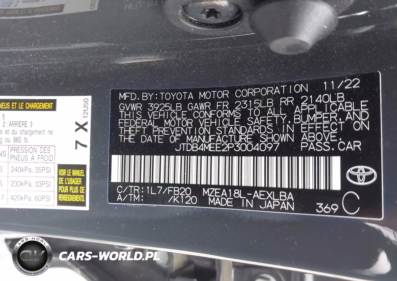 2023 Toyota Corolla Le VIN:JTDB4MEE2P3004097 - 9