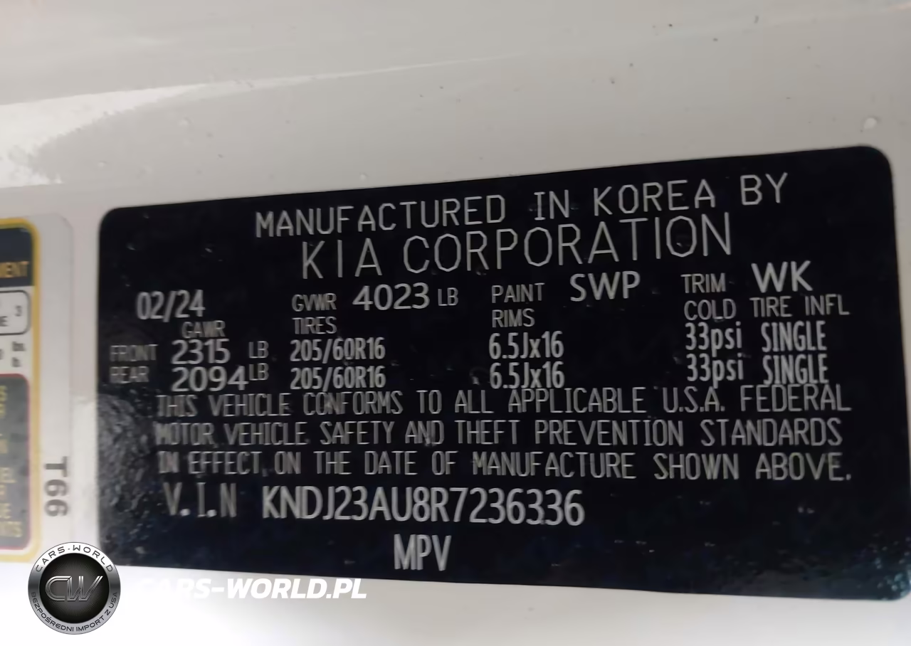 2024 Kia Soul Lx VIN:KNDJ23AU8R7236336 - 9