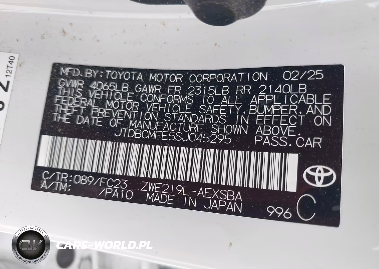 2025 Toyota Corolla Hybrid Se VIN:JTDBCMFE5SJ045295 - 9