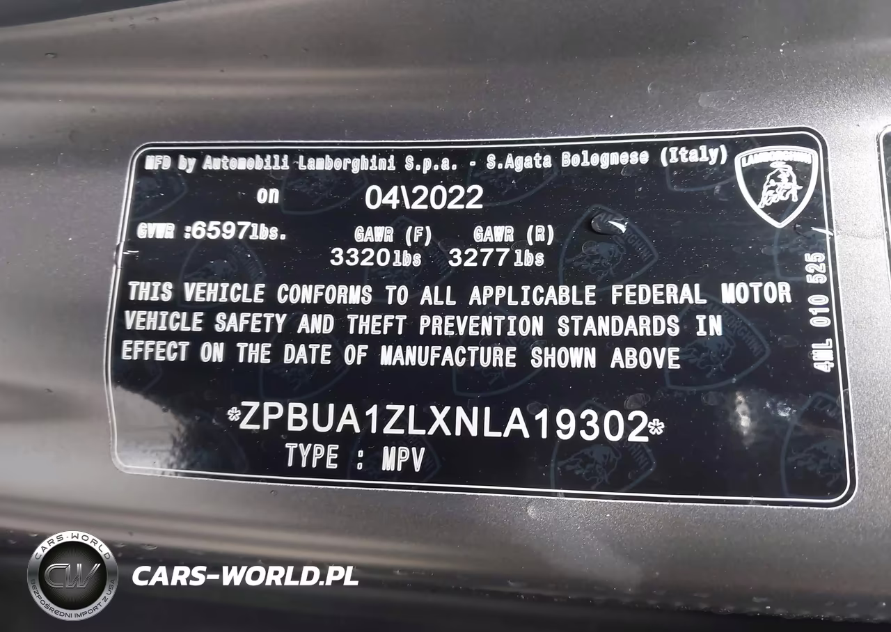 2022 Lamborghini Urus Graphite Capsule-Pearl Capsule VIN:ZPBUA1ZLXNLA19302 - 9