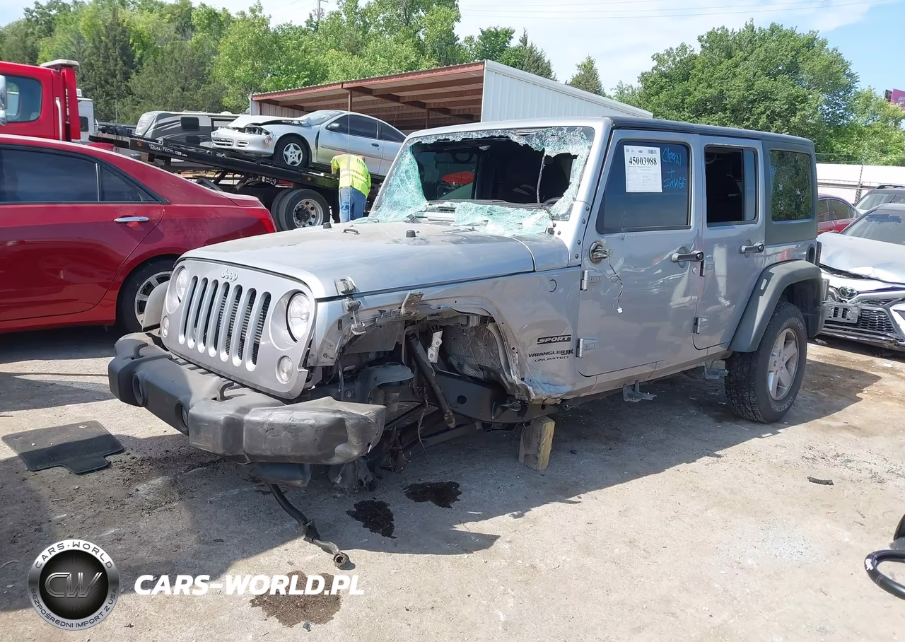 2018 Jeep Wrangler Jk Unlimited Sport S 4X4 VIN:1C4BJWDG6JL865748 - 2