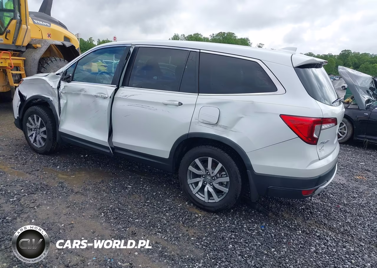 2021 Honda Pilot 2Wd Ex-L VIN:5FNYF5H58MB042938 - 3