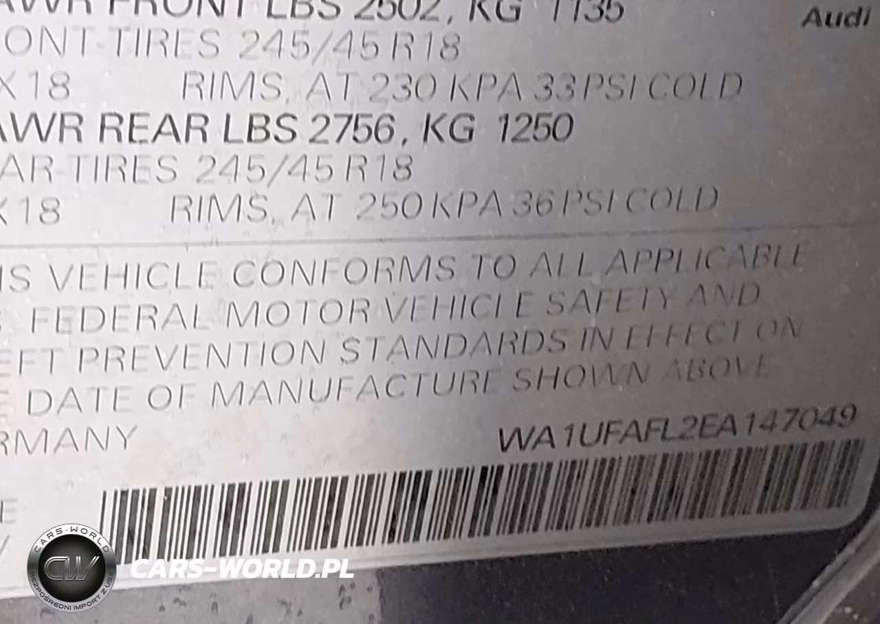 2014 Audi Allroad 2.0T Premium VIN:WA1UFAFL2EA147049 - 9