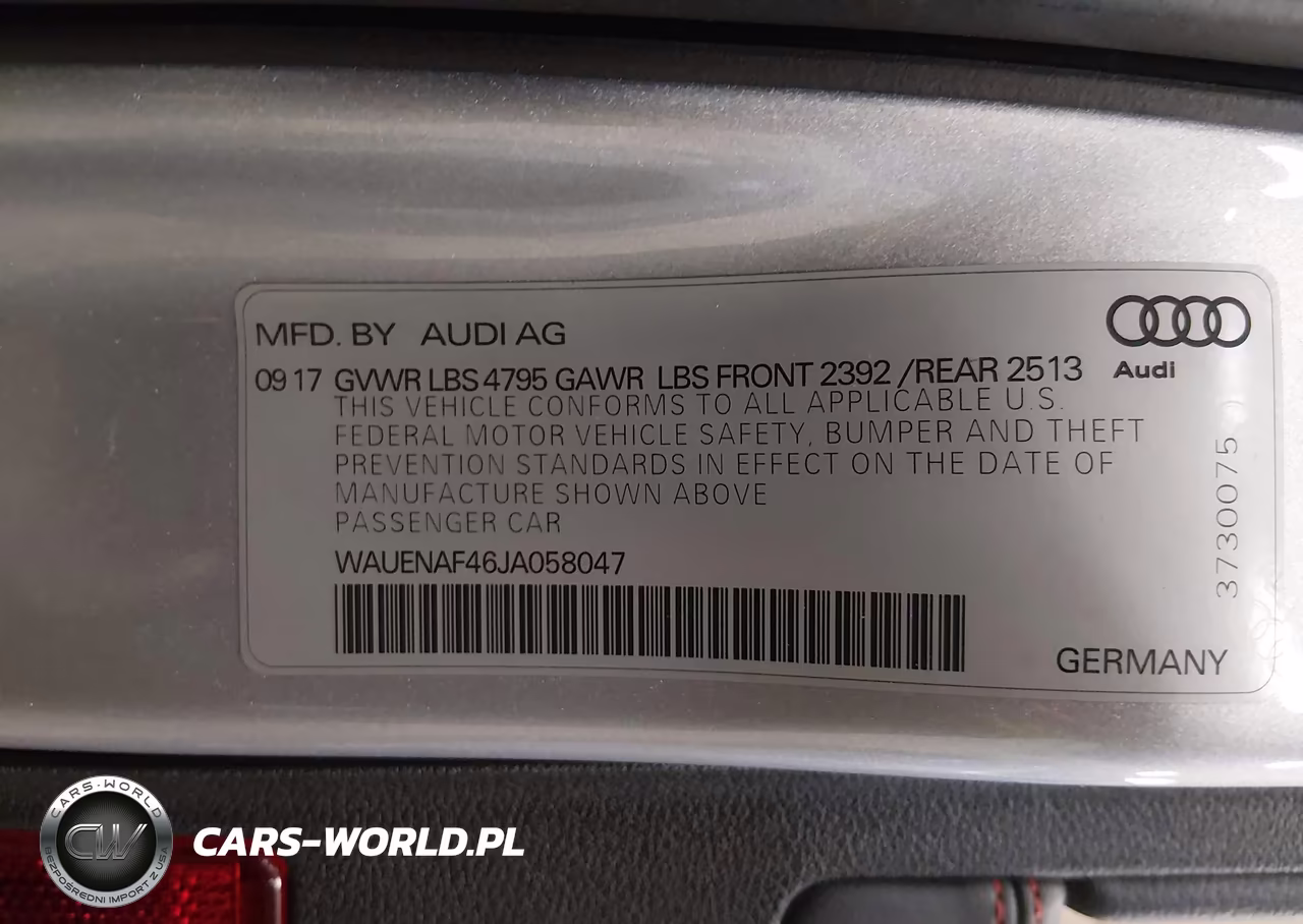 2018 Audi A4 2.0T Premium-2.0T Tech Premium VIN:WAUENAF46JA058047 - 9