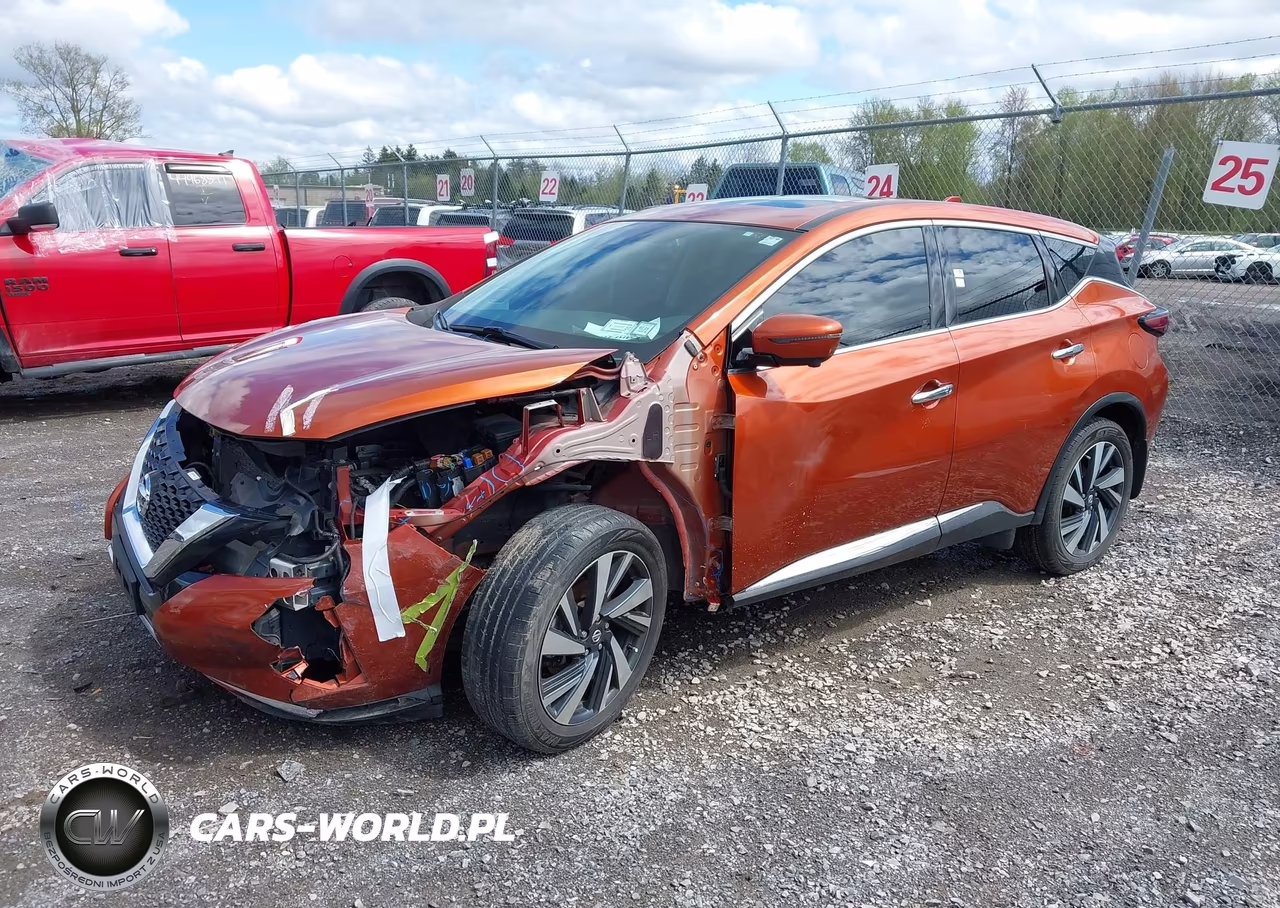 2022 Nissan Murano Sl VIN:5N1AZ2CS0NC110616 - 2