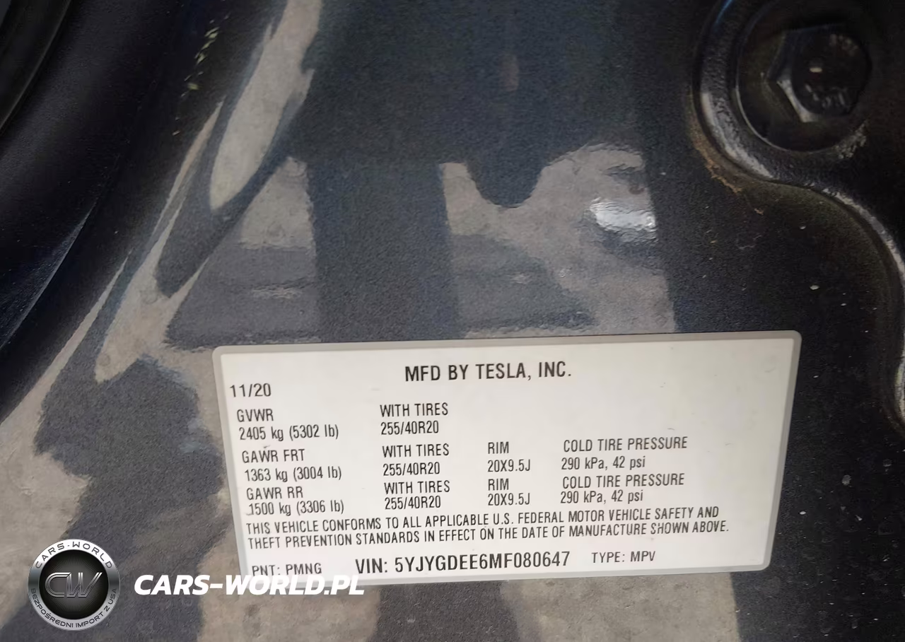 2021 Tesla Model Y Long Range Dual Motor All-Wheel Drive VIN:5YJYGDEE6MF080647 - 9