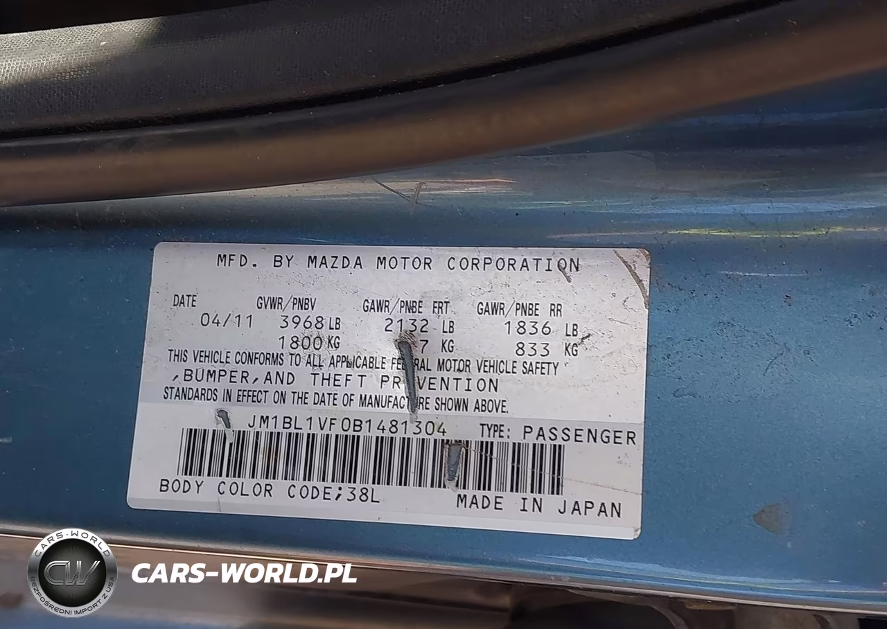 2011 Mazda Mazda3 I Touring VIN:JM1BL1VF0B1481304 - 9