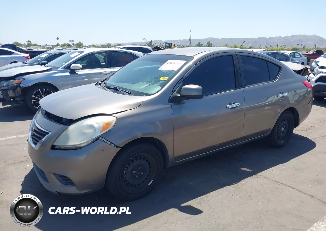 2012 Nissan Versa 1.6 Sv VIN:3N1CN7AP2CL814535 - 2