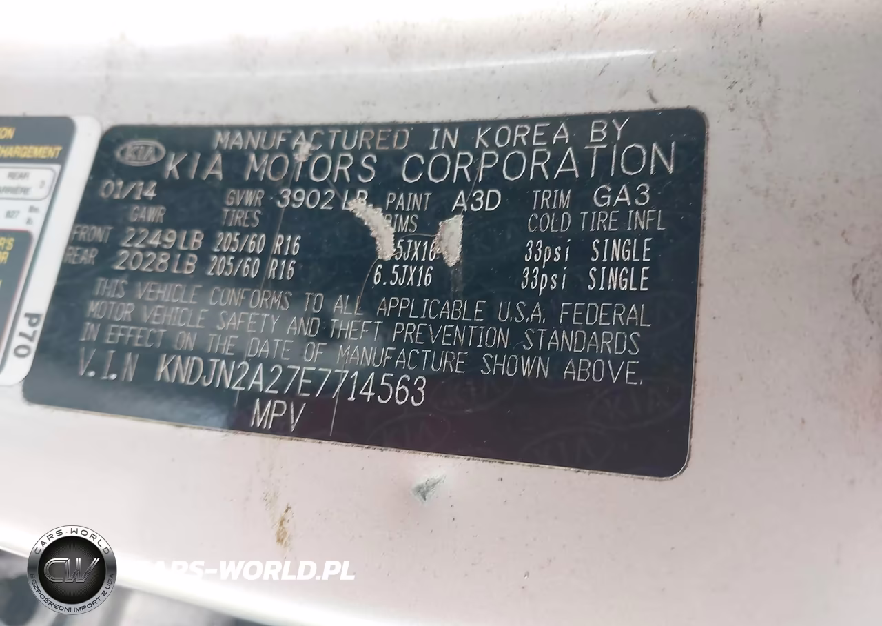 2014 Kia Soul VIN:KNDJN2A27E7714563 - 9