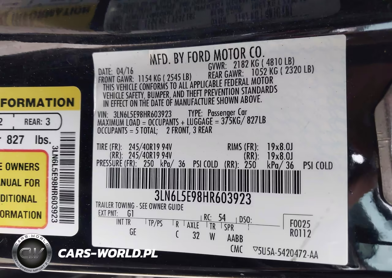 2017 Lincoln Mkz Reserve VIN:3LN6L5E98HR603923 - 9