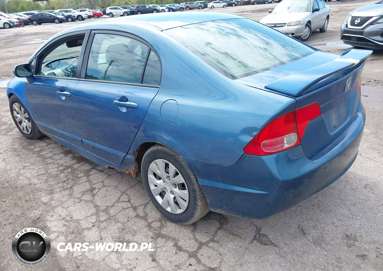 2007 Honda Civic Lx VIN:1HGFA16597L061373 - 3