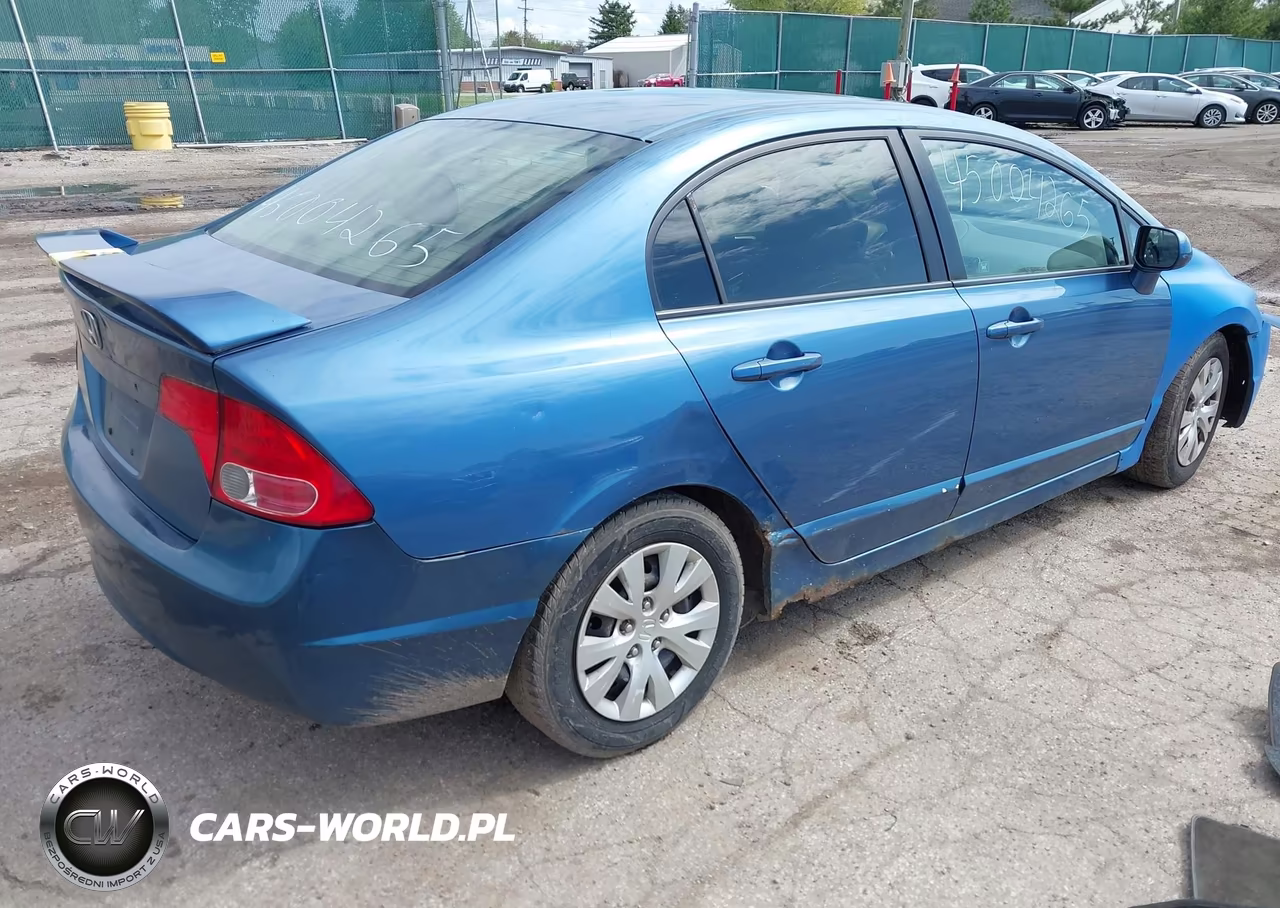 2007 Honda Civic Lx VIN:1HGFA16597L061373 - 4