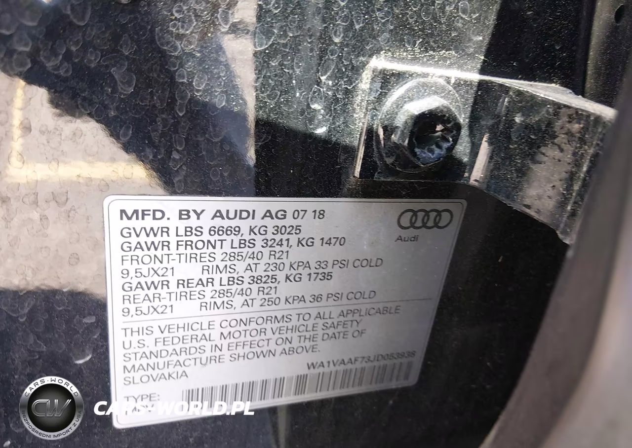 2018 Audi Q7 3.0T Premium VIN:WA1VAAF73JD053938 - 9