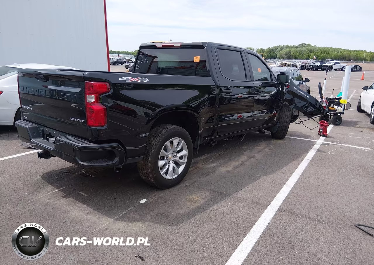 2025 Chevrolet Silverado 1500 4Wd Short Bed Custom VIN:1GCPKBEK3SZ291526 - 4