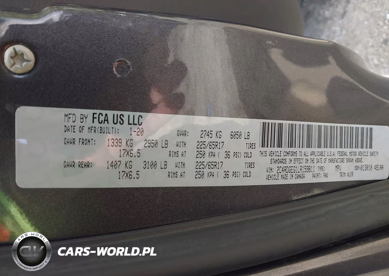 2020 Dodge Grand Caravan Gt VIN:2C4RDGEG1LR159811 - 9