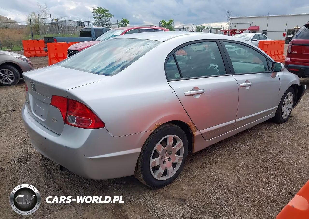 2006 Honda Civic Lx VIN:1HGFA165X6L124186 - 4