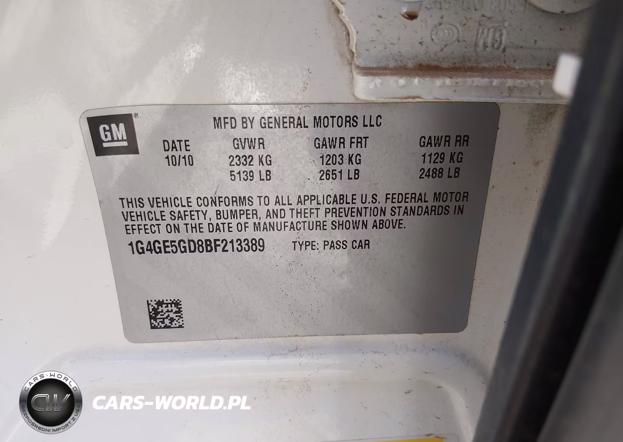 2011 Buick Lacrosse Cxs VIN:1G4GE5GD8BF213389 - 9