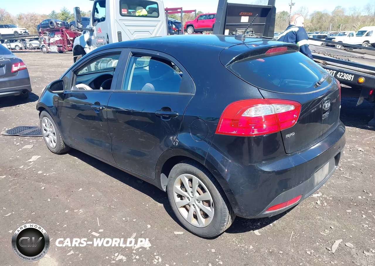 2013 Kia Rio Lx VIN:KNADM5A35D6299819 - 3