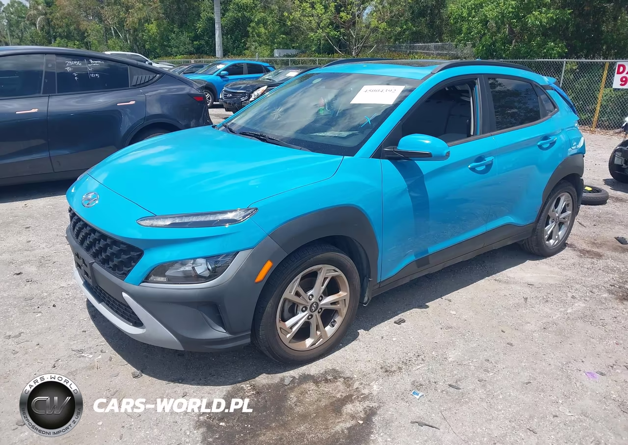 2022 Hyundai Kona Sel VIN:KM8K32AB3NU871174 - 2
