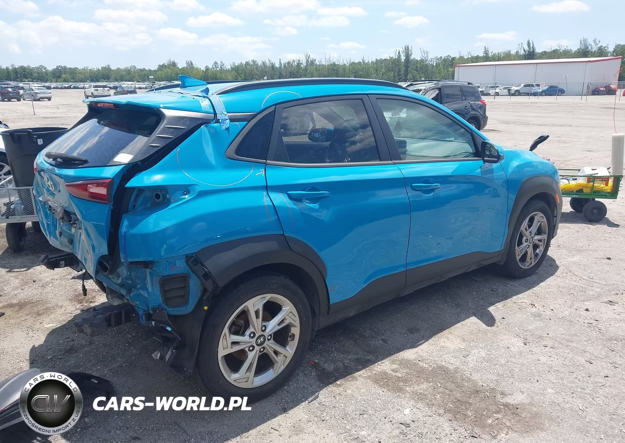 2022 Hyundai Kona Sel VIN:KM8K32AB3NU871174 - 4