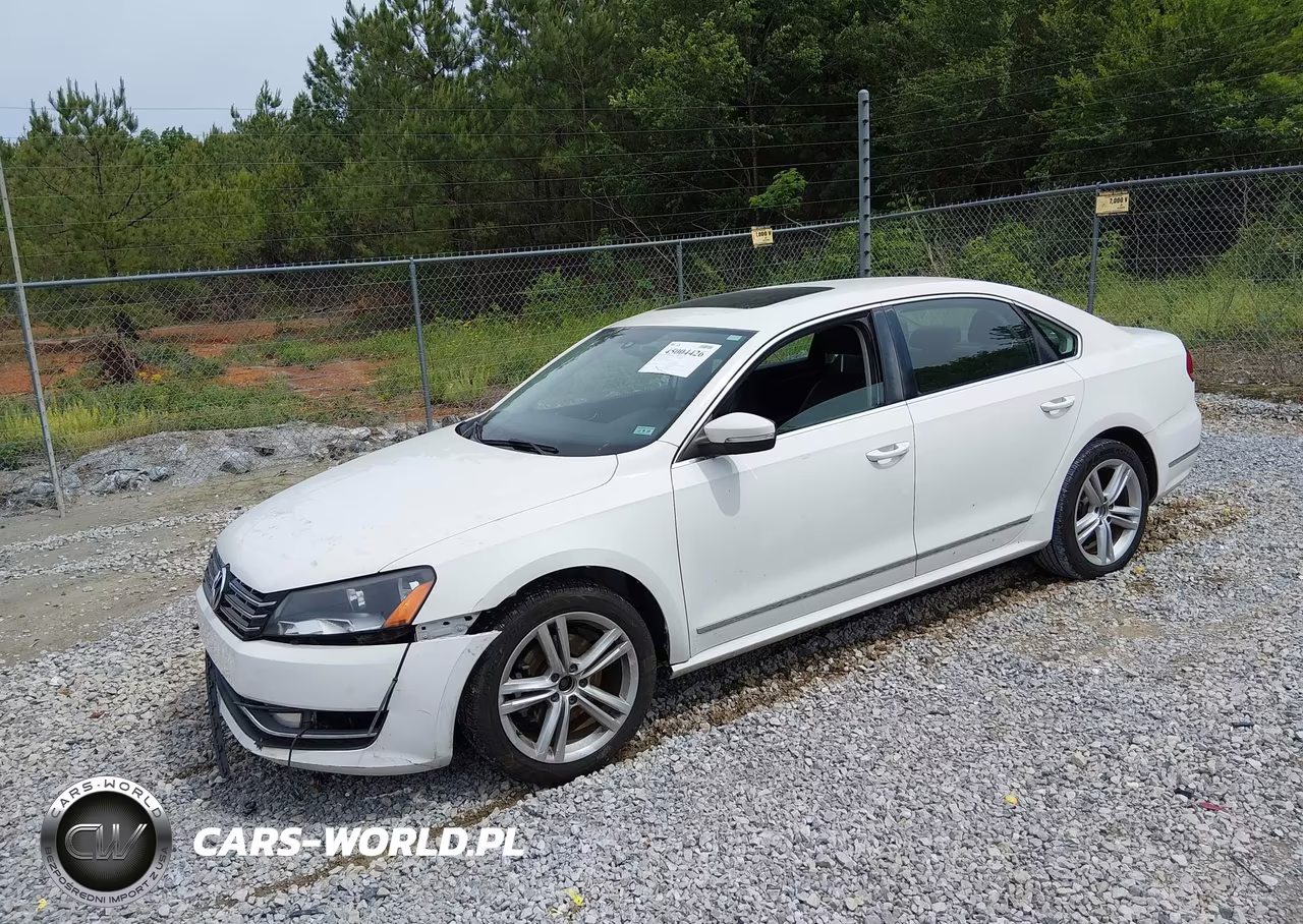 2014 Volkswagen Passat 2.0L Tdi Sel Premium VIN:1VWCN7A36EC080097 - 2