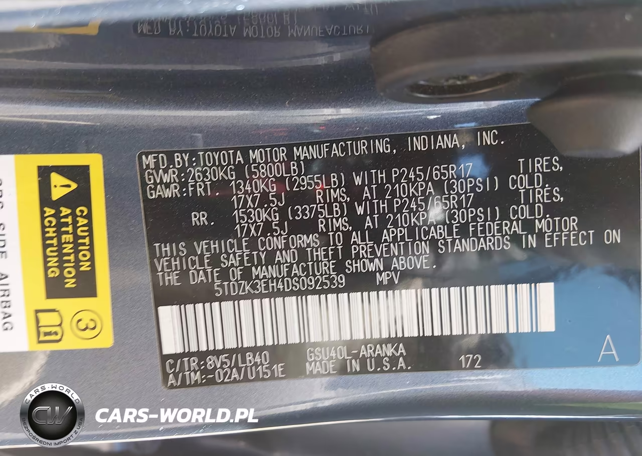 2013 Toyota Highlander Se V6 VIN:5TDZK3EH4DS092539 - 9