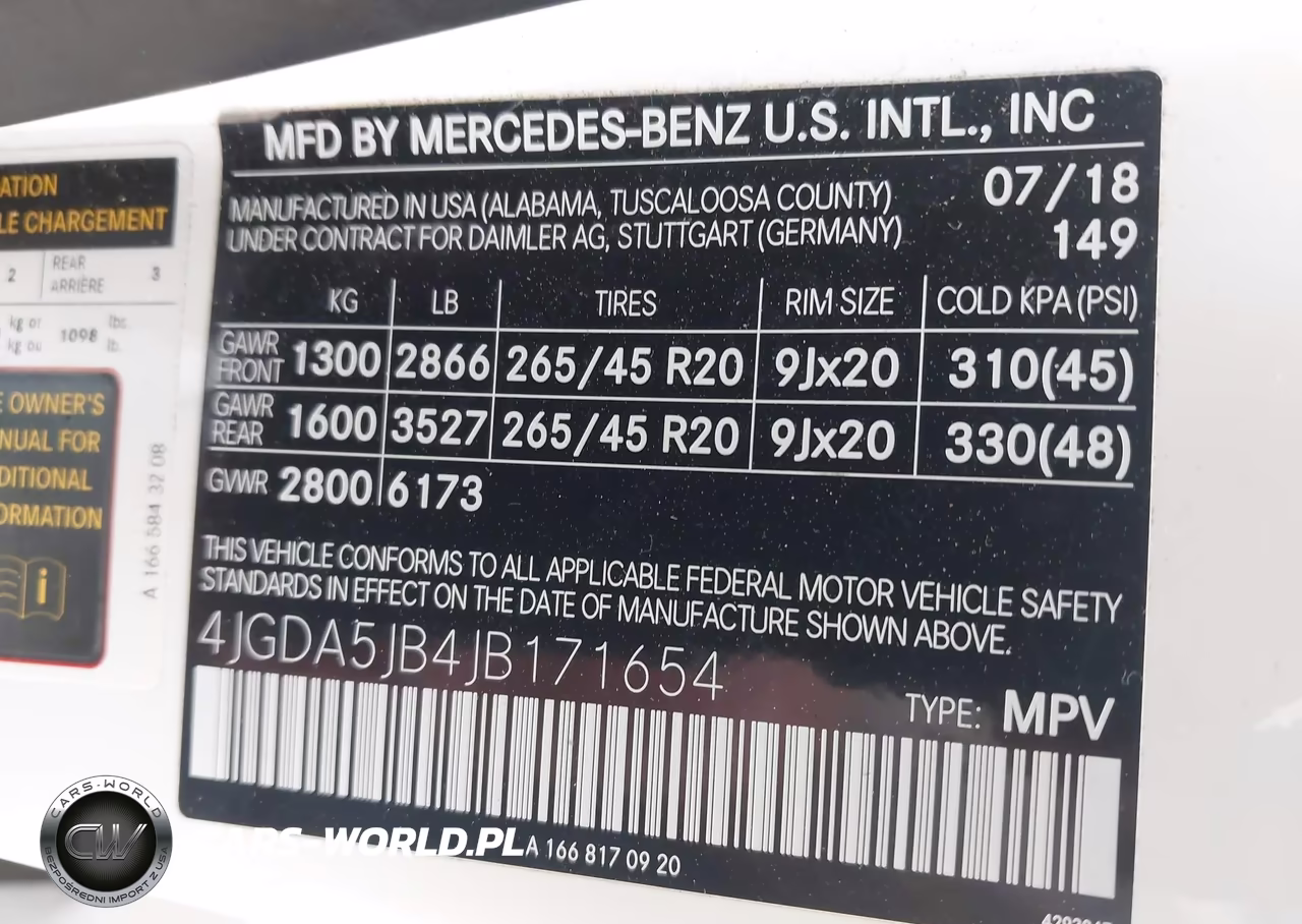 2018 Mercedes-Benz Gle 350 VIN:4JGDA5JB4JB171654 - 9