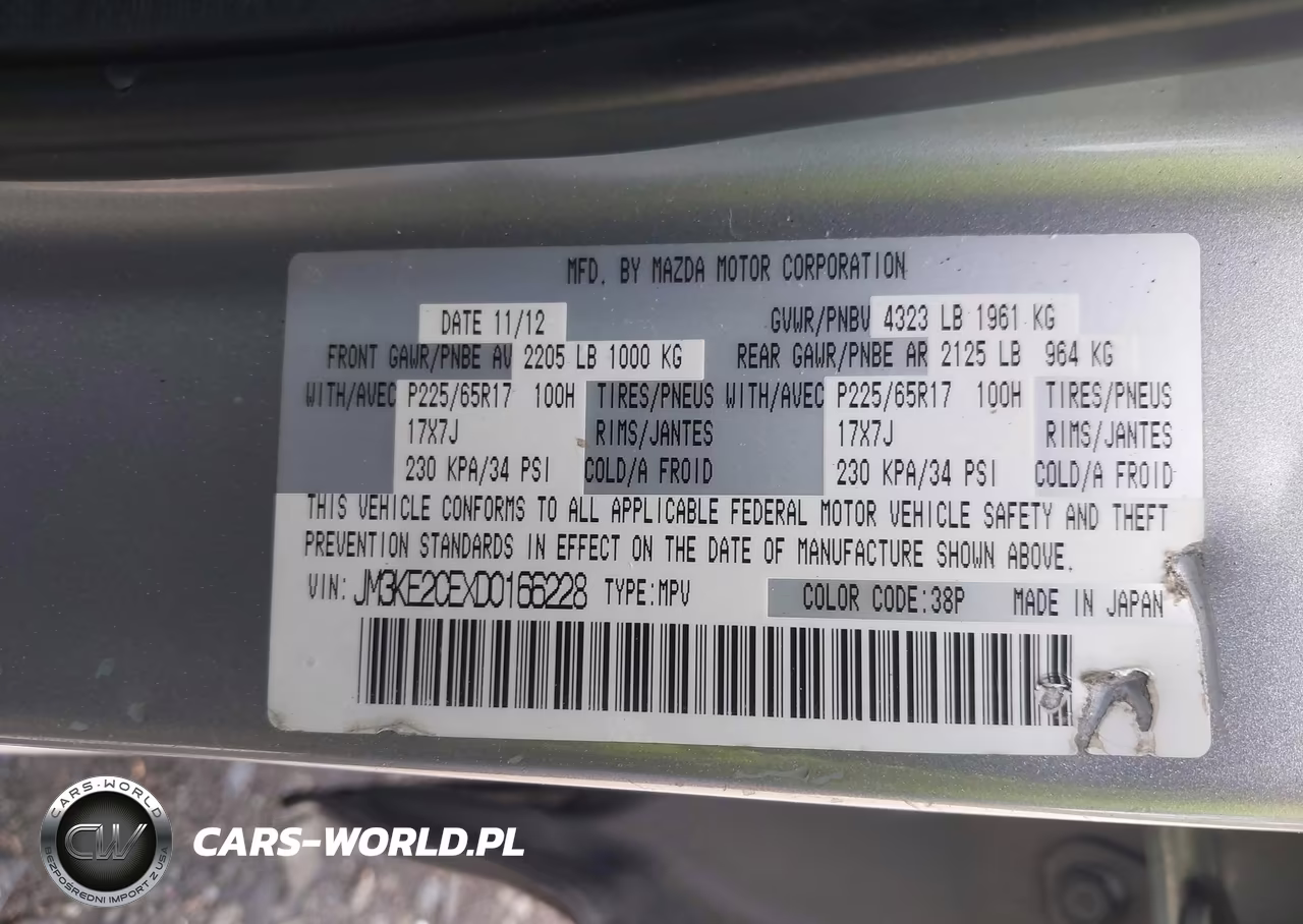 2013 Mazda Cx-5 Touring VIN:JM3KE2CEXD0166228 - 9