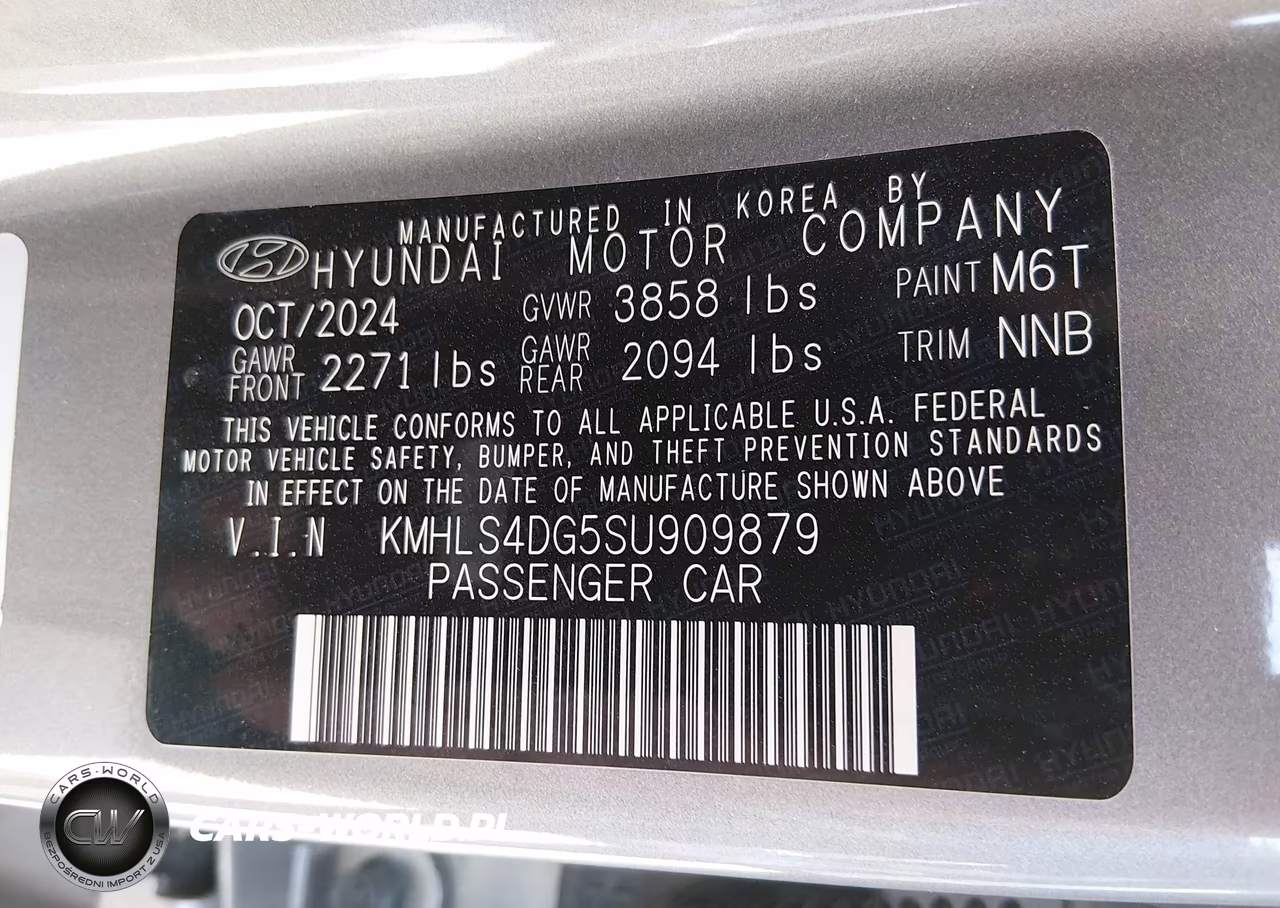2025 Hyundai Elantra Sel Convenience VIN:KMHLS4DG5SU909879 - 9