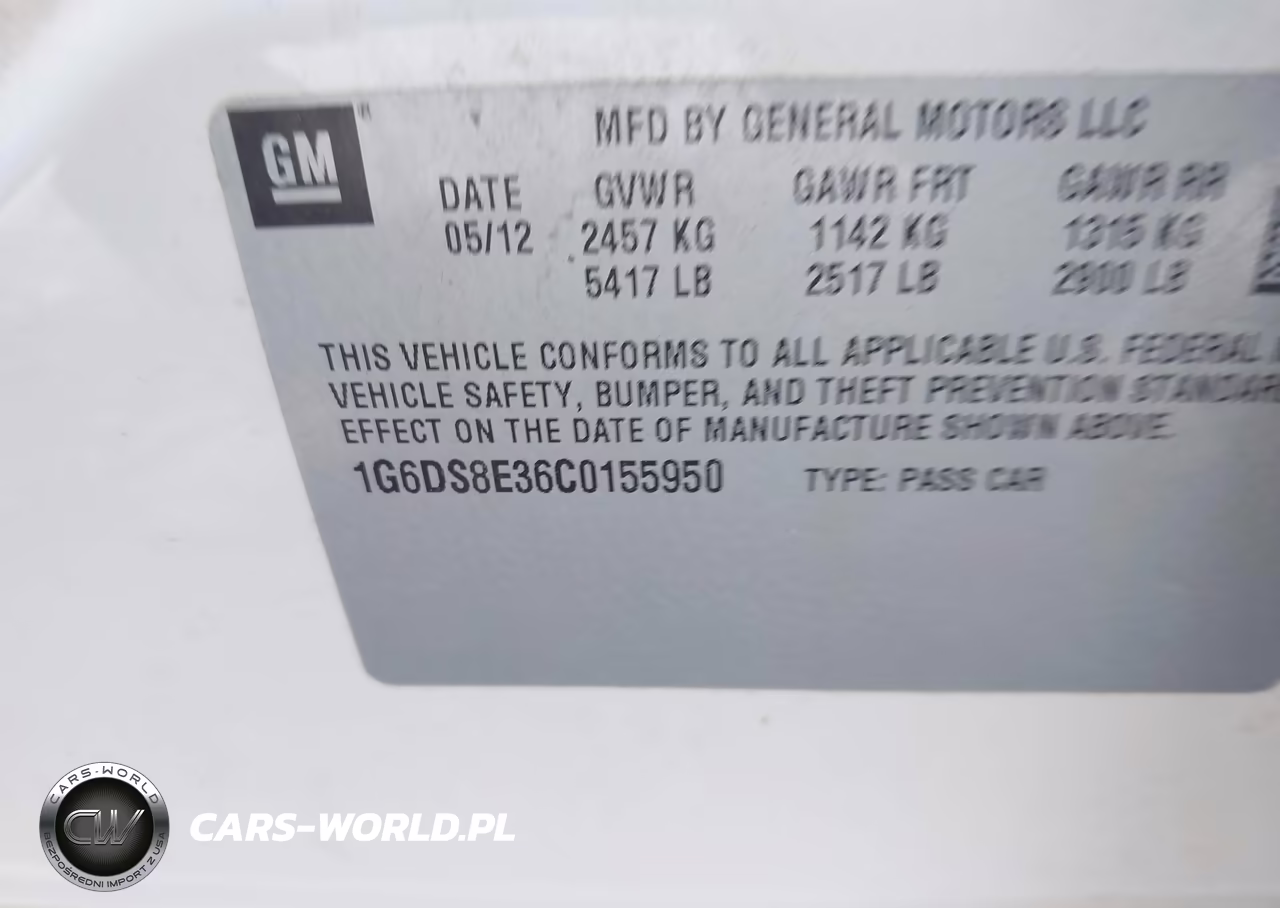 2012 Cadillac Cts Premium VIN:1G6DS8E36C0155950 - 9