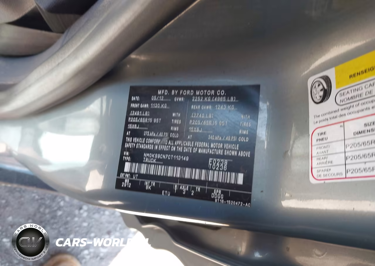 2012 Ford Transit Connect Xlt Premium VIN:NM0KS9CN7CT113149 - 9