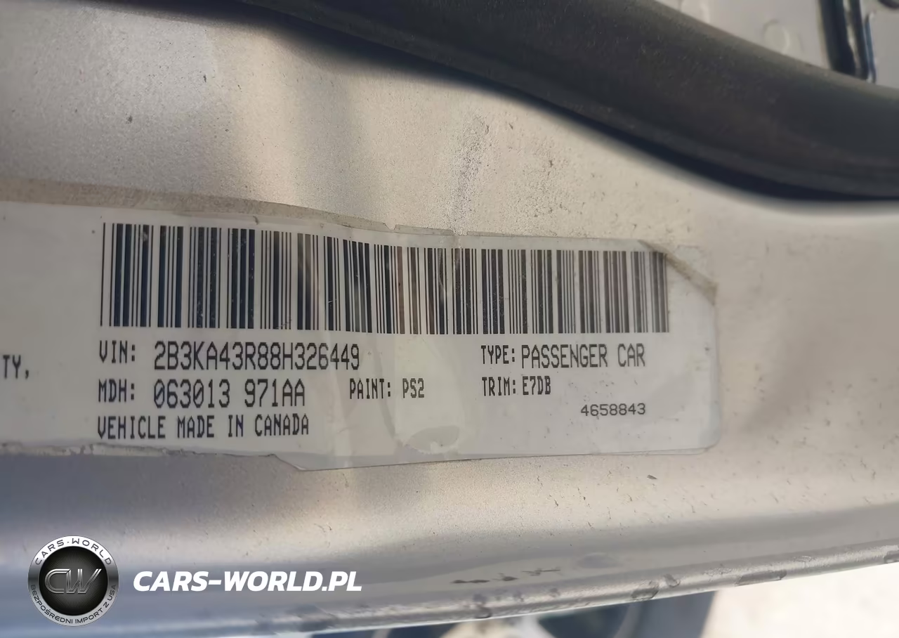 2008 Dodge Charger VIN:2B3KA43R88H326449 - 9